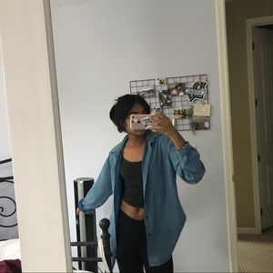 VINTAGE ALFANI CORDUROY BUTTON UP